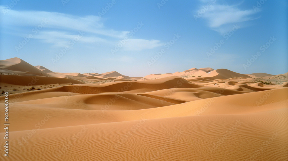 Photography of the dunes in the desert, sunny day. Landscapes photography. Photography of the dunes in the desert, sunny day. Landscapes photography.