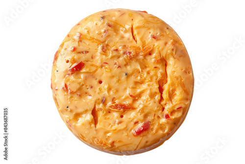 Savory fusion pimento cheese charm isolated on transparent background photo