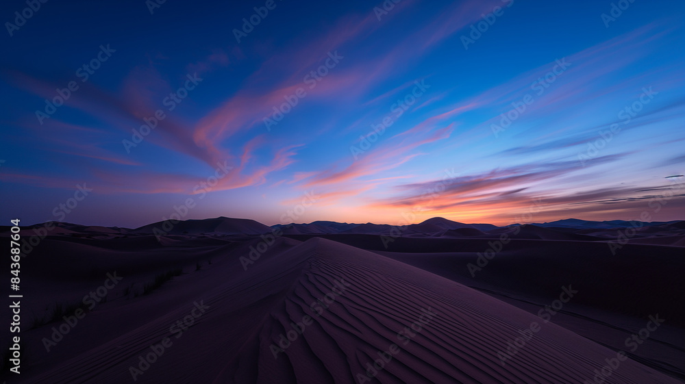 Photography of the dunes in the desert, moonlight. Landscapes photography. Photography of the dunes in the desert, moonlight. Landscapes photography.