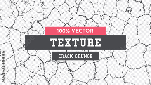 Grunge Crack Texture. Dirty Background. Adding Vintage Style and Wear to Illustrations and Objects