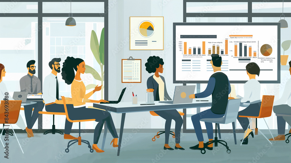 Technology-Integrated Office: Professionals Utilizing Tech in Daily Operations Technology-Integrated Office: Professionals Utilizing Tech in Daily Operations