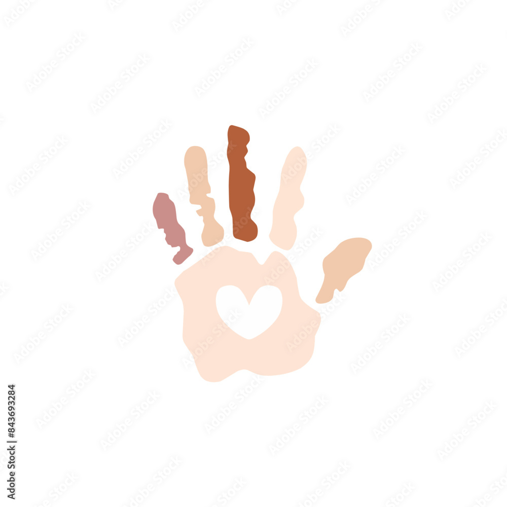 racist stop hand racist stop hand