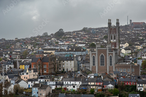 Urban skyline of cork city Ireland europe
