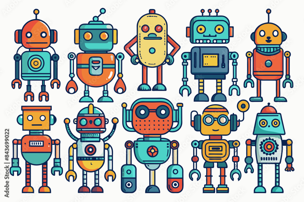 robots icons robots icons