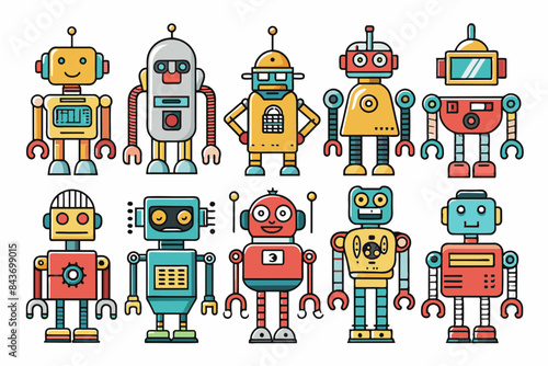 robots icons