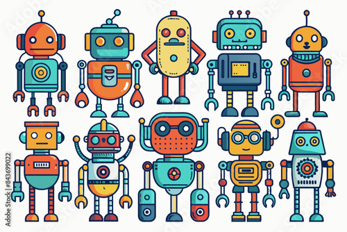 robots icons