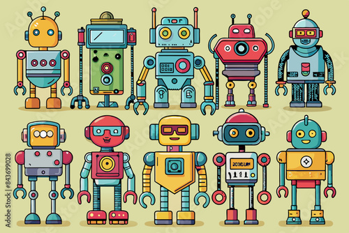robots icons
