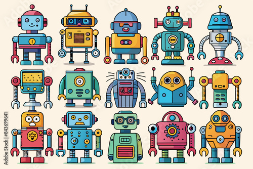 icons robots