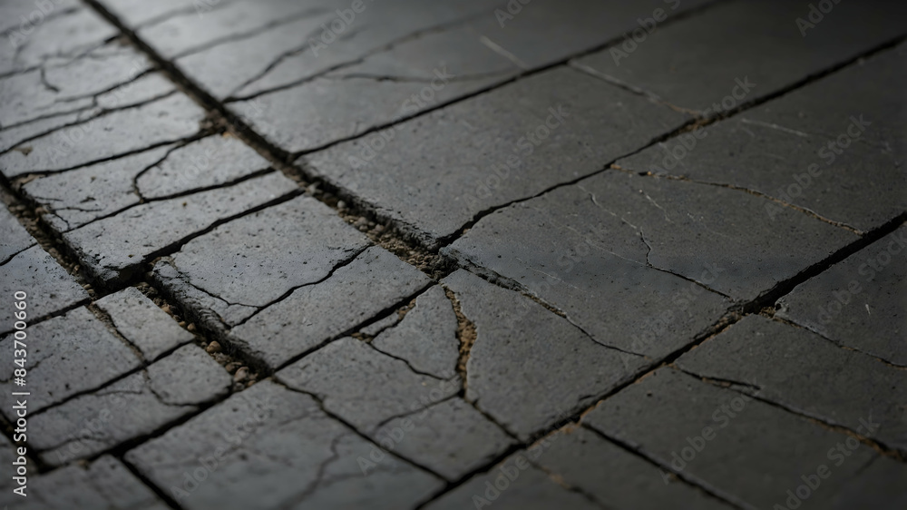 Obraz premium Cracks in the concrete wall texture background