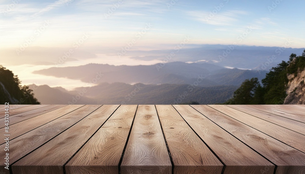 Outdoor background Wooden table in 3d png transparent using for product presentation. Outdoor background Wooden table in 3d png transparent using for product presentation.