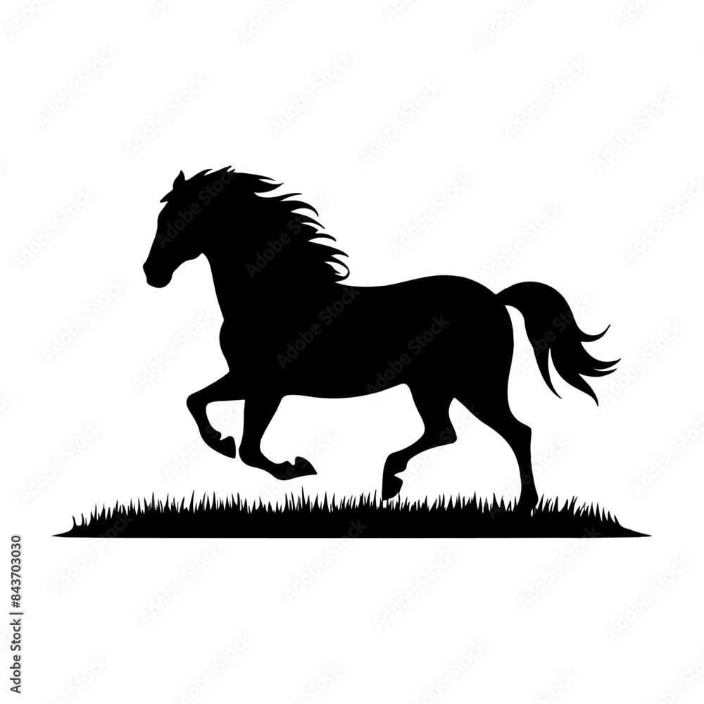 Horse silhouette vector Horse silhouette vector