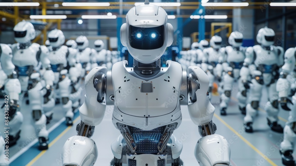 Robotics technology, industrial machinery, AI, automated systems, manufacturing robots, production efficiency, smart factory, engineering Robotics technology, industrial machinery, AI, automated systems, manufacturing robots, production efficiency, smart factory, engineering