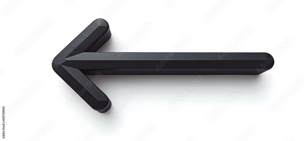 Arrow black curved looped 2D and clean img Arrow black curved looped 2D and clean img