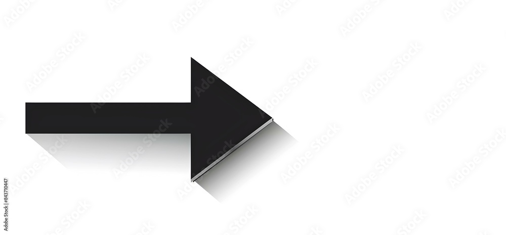 Arrow black curved left 2D and sleek design Arrow black curved left 2D and sleek design