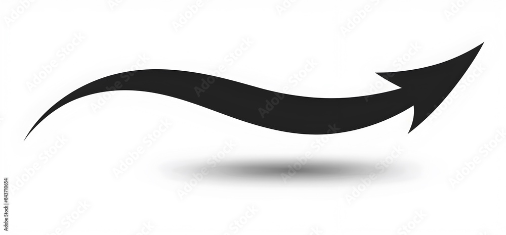 Arrow black curved right sleek and minimalistic img Arrow black curved right sleek and minimalistic img