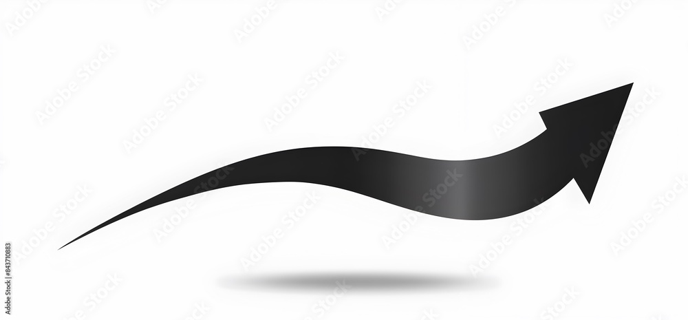 Arrow black curved right clean and high resolution image Arrow black curved right clean and high resolution image