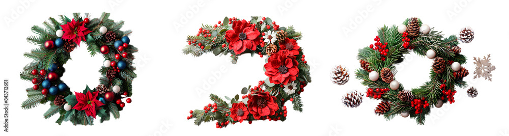 Christmas tree decoration on transparent background
Christmas tree decoration on transparent background