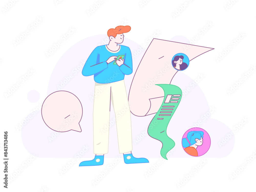 Personnel doing job interview flat vector concept operation hand drawn illustration
Personnel doing job interview flat vector concept operation hand drawn illustration