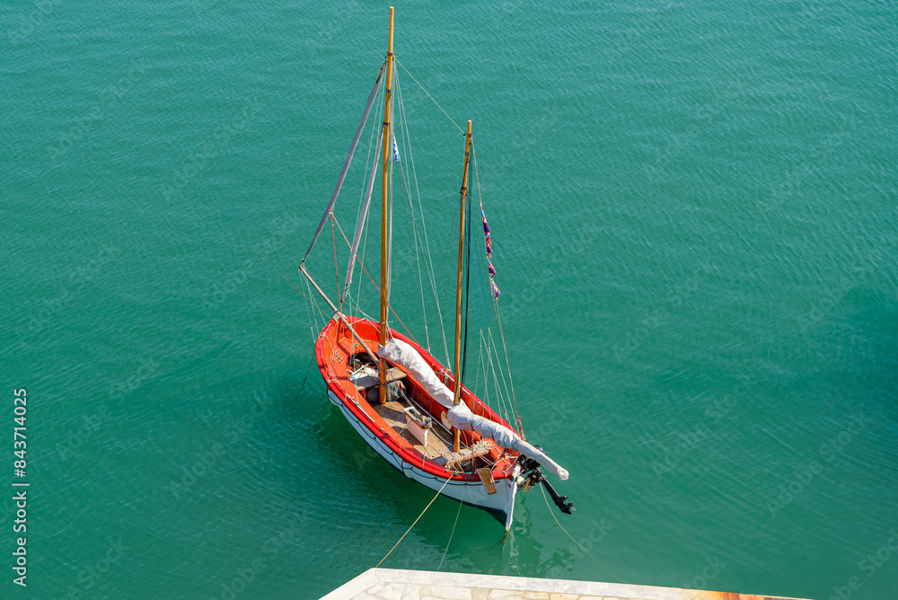 Fototapeta premium boat on the sea