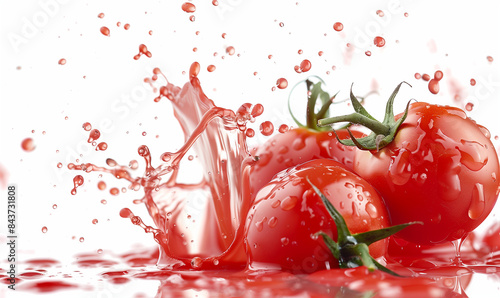 Vibrant and Nutritious Tomato Juice from Garden Tomatoes