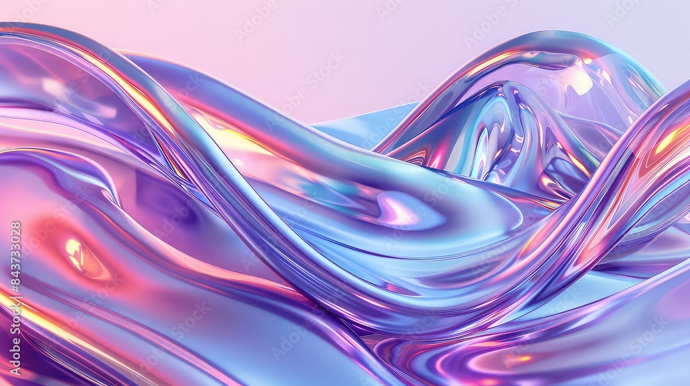 Wavy 3D Sculptures Background, vibrant and fluid, with interwoven forms and shiny textures, set against a pastel gradient backdrop --ar 16:9 Job ID: c77b1eb4-d86a-4e89-91f5-4f0e64780c82 Wavy 3D Sculptures Background, vibrant and fluid, with interwoven forms and shiny textures, set against a pastel gradient backdrop --ar 16:9 Job ID: c77b1eb4-d86a-4e89-91f5-4f0e64780c82