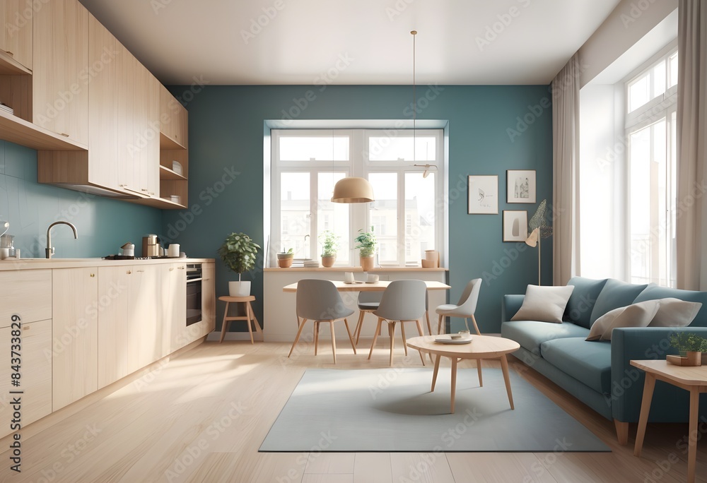Photo modern style conceptual interior room 3d illustration Photo modern style conceptual interior room 3d illustration