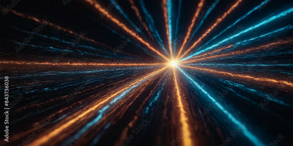 Radiating Light Lines Radiating Light Lines