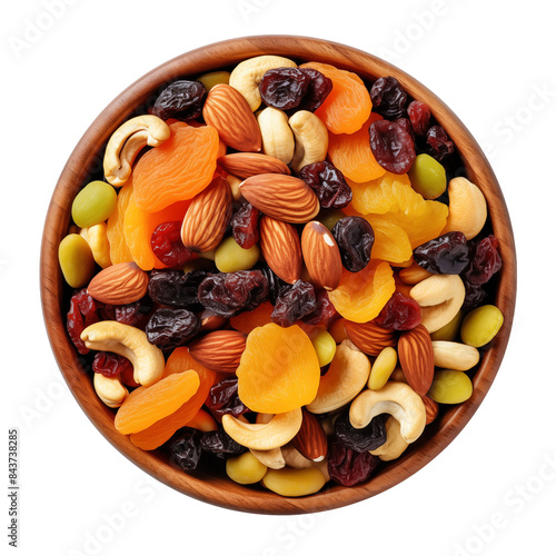 mix of dried fruits and nuts
