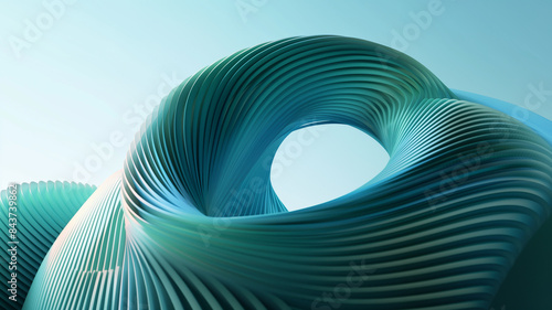Abstract 3D Background with flowing liquid , color blue green and teal , chromatic dispersion and thin film spectral effect
, Liquid Glass Wave Seamless silver background.