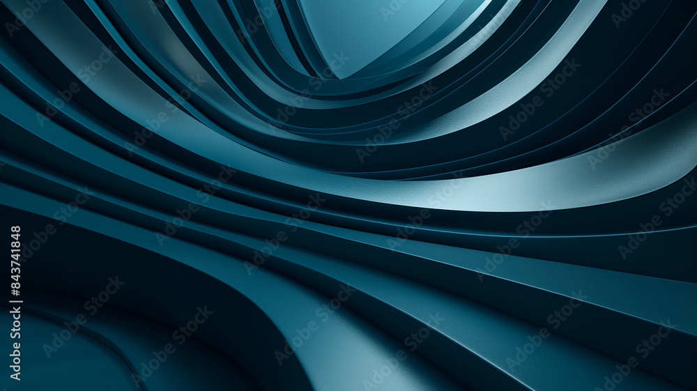 Abstract 3D Background with flowing liquid , color blue , chromatic dispersion and thin film spectral effect , Wave Seamless silver background. Abstract 3D Background with flowing liquid , color blue , chromatic dispersion and thin film spectral effect , Wave Seamless silver background.