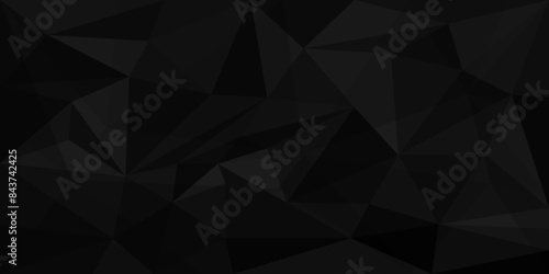 elegant black diamond texture polygon background