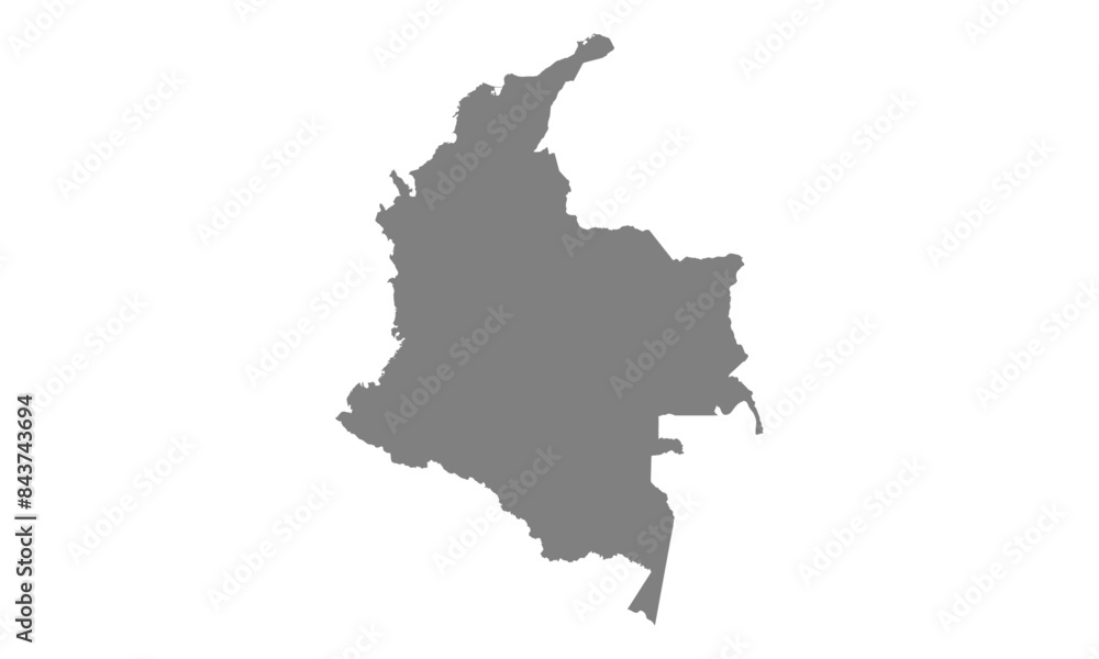 Obraz premium Map of Colombia
