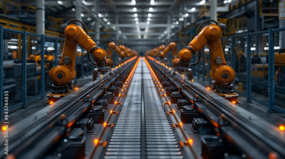 Robotics and automation enhancing productivity and efficiency in various industries. Robotics and automation enhancing productivity and efficiency in various industries.