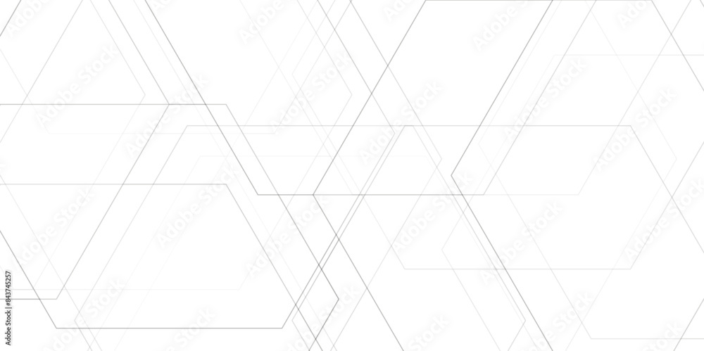 Fototapeta premium Abstract line background with architecture. Abstract minimal geometric light background design. Digital geometric technology businesses illustration vector shape.