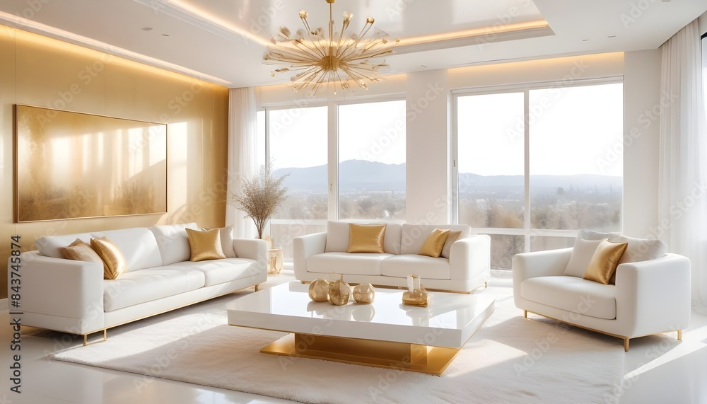 white and gold theme modern interior white and gold theme modern interior