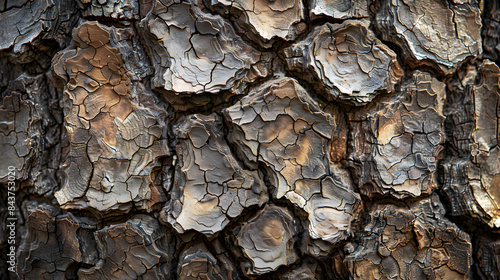 Bark of tree texture background © Graphi Fusion