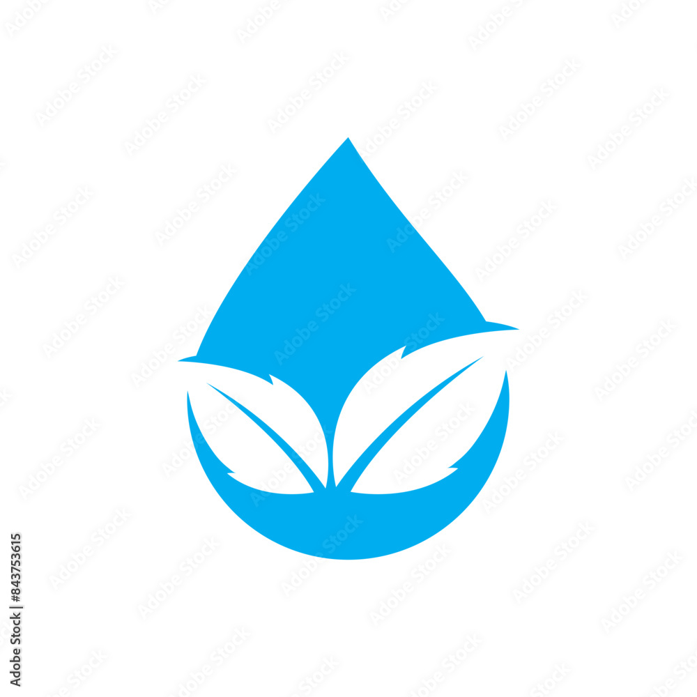 Fototapeta premium water drop Logo Template vector illustration design