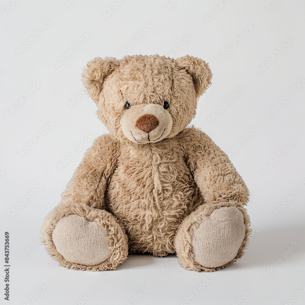 Isolated brown teddy bear on white background Isolated brown teddy bear on white background