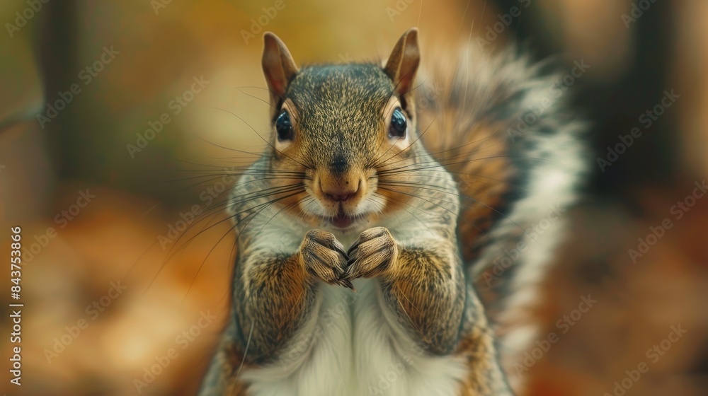 Obraz premium An unsure squirrel