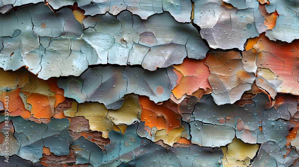 Peeling paint on a wall texture background Peeling paint on a wall texture background