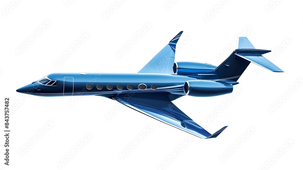 Sleek Modern Blue Jet in Mid-Flight Showcasing Powerful Design and Aviation Technology Sleek Modern Blue Jet in Mid-Flight Showcasing Powerful Design and Aviation Technology