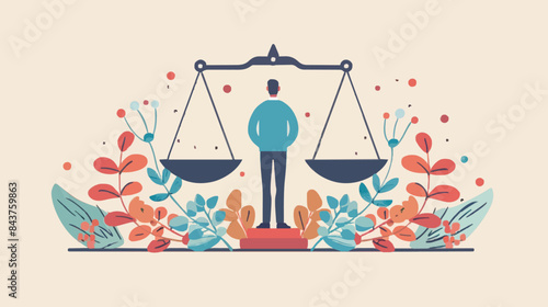 Comparison advantage and disadvantage, integrity or honest truth, pros and cons or measurement, judge or ethical, decision or balance concept