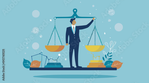 Comparison advantage and disadvantage, integrity or honest truth, pros and cons or measurement, judge or ethical, decision or balance concept