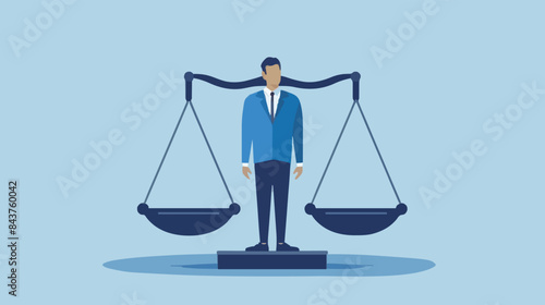 Comparison advantage and disadvantage, integrity or honest truth, pros and cons or measurement, judge or ethical, decision or balance concept