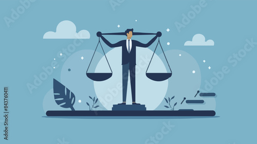 Comparison advantage and disadvantage, integrity or honest truth, pros and cons or measurement, judge or ethical, decision or balance concept