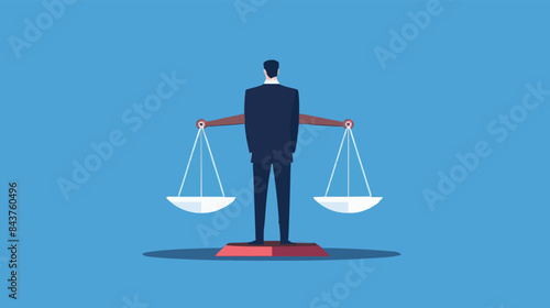 Comparison advantage and disadvantage, integrity or honest truth, pros and cons or measurement, judge or ethical, decision or balance concept