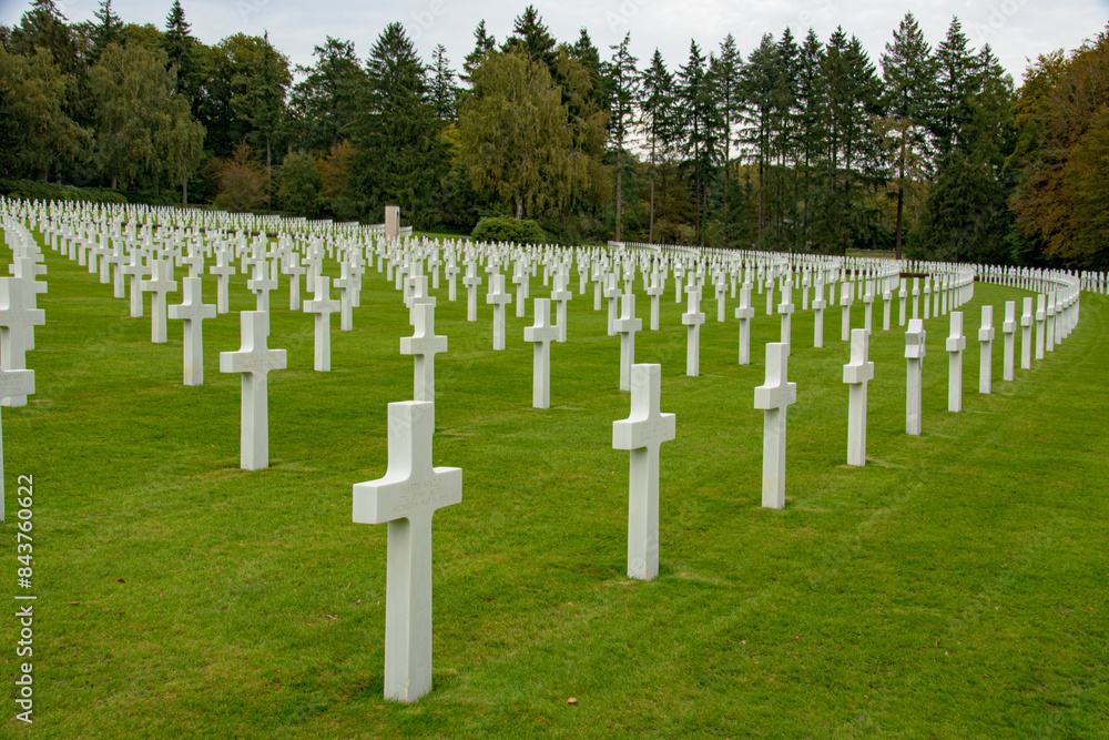 Obraz premium american cemetery in region