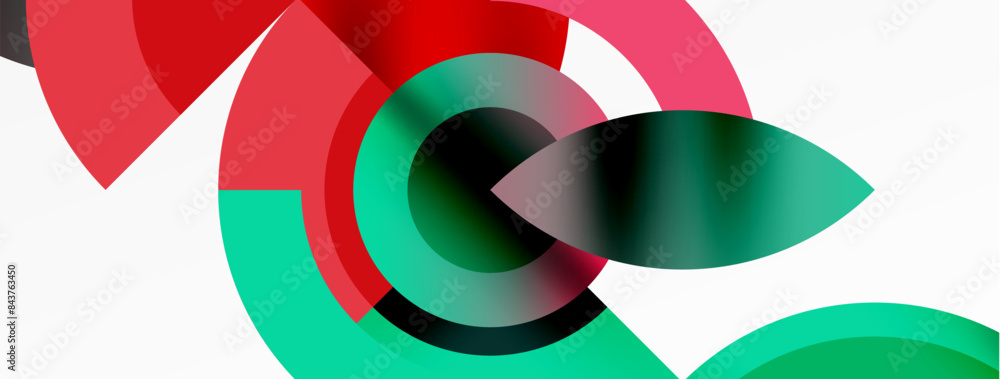 Round elements and circles geometric minimal composition background. Vector Illustration For Wallpaper, Banner, Background, Card, Book Illustration, landing page Round elements and circles geometric minimal composition background. Vector Illustration For Wallpaper, Banner, Background, Card, Book Illustration, landing page