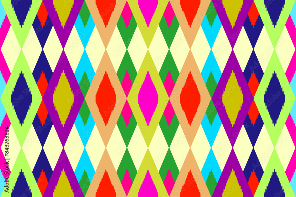 ikat abstract seamless pattern. ikat abstract style. ikat pattern design for background, wallpaper, textile, fabric, clothing, embroidery ikat abstract seamless pattern. ikat abstract style. ikat pattern design for background, wallpaper, textile, fabric, clothing, embroidery