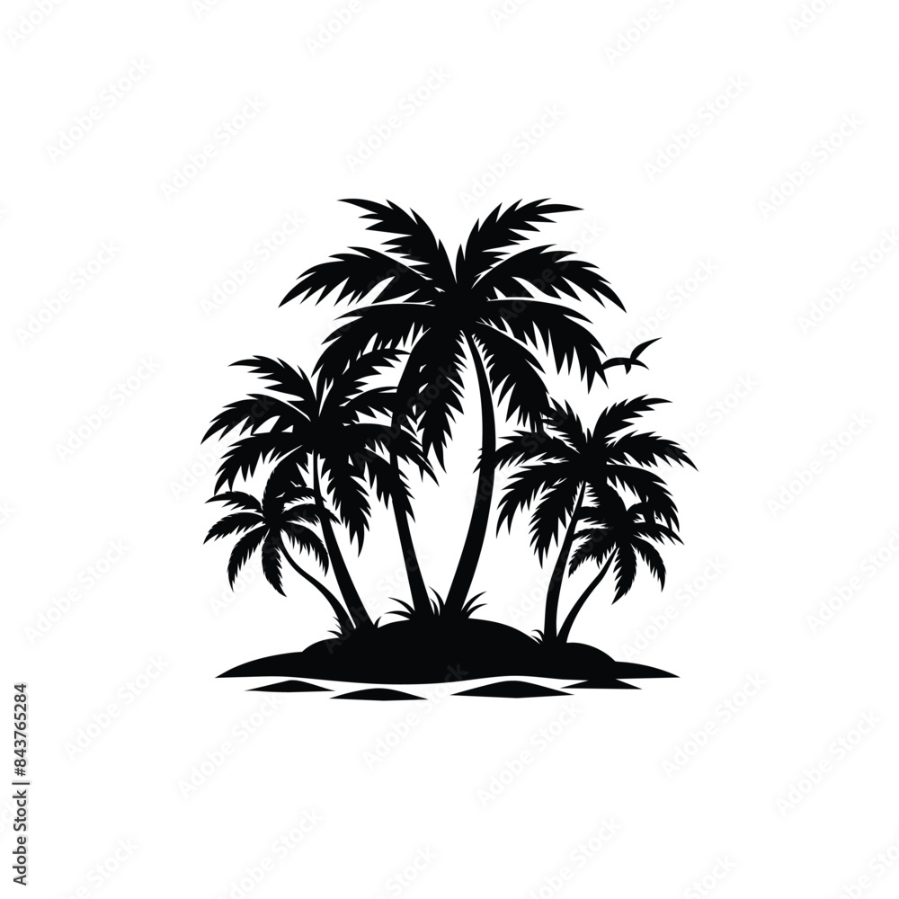 palm tree silhouette palm tree silhouette